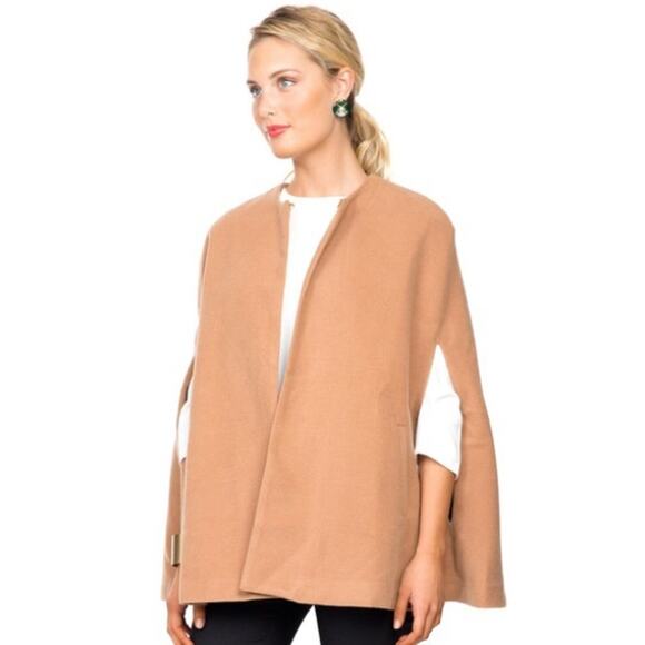 Jealous Tomato | Camel Cape Jacket | Sz S - Picture 3 of 13